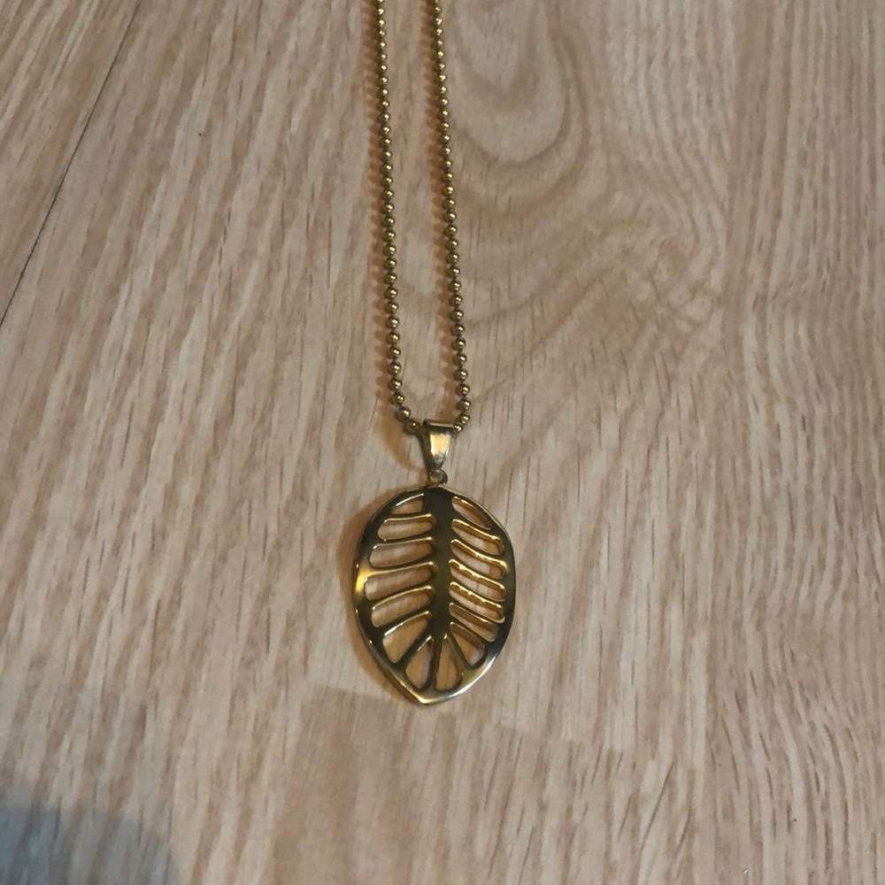 Gold Leaf Necklace